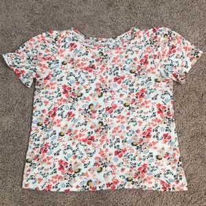 White Floral T-Shirt